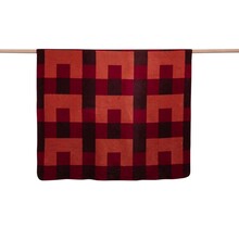 David Fussenegger SAVONA Woondeken "Karo clean" weinrot 200 x150 cm