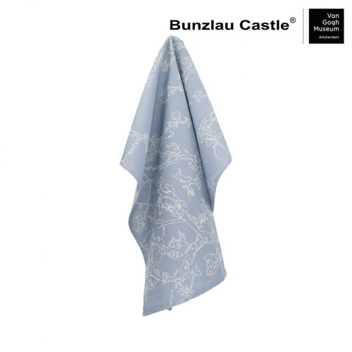 Bunzlau Castle Textile Theedoek VGM Almond Blossom Grijs-Blauw