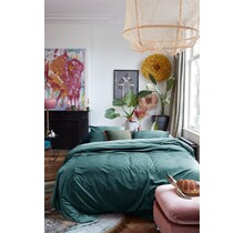 At Home by Beddinghouse Tender dekbedovertrek Green 200x200/220
