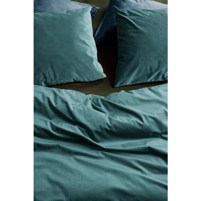 At Home by Beddinghouse Tender dekbedovertrek Green 200x200/220