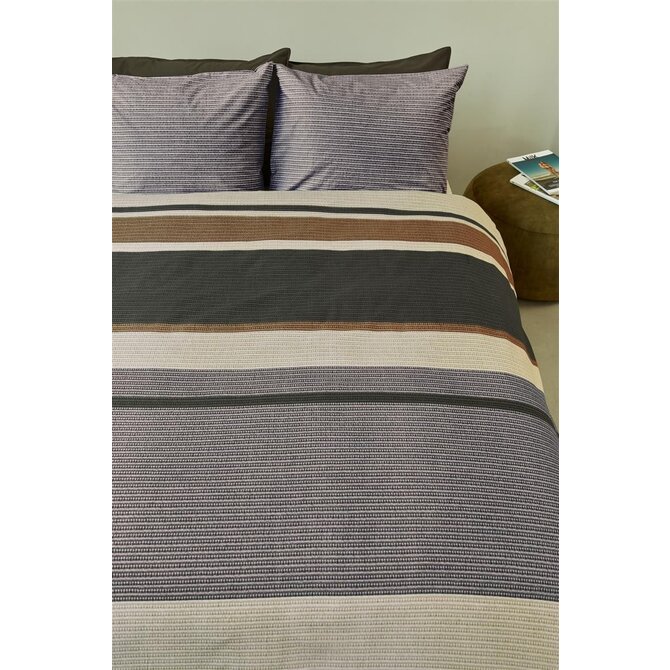 Beddinghouse Laila dekbedovertrek Dark Sand 140x200/220 Beddinghouse Laila dekbedovertrek Dark Sand 140x200/220
