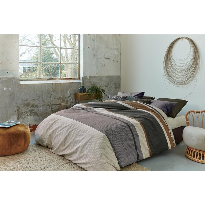 Beddinghouse Laila dekbedovertrek Dark Sand 140x200/220 Beddinghouse Laila dekbedovertrek Dark Sand 140x200/220