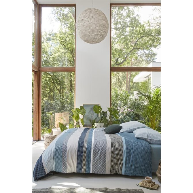 Beddinghouse Lenn dekbedovertrek Blue 240x200/220