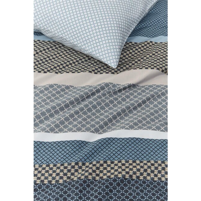 Beddinghouse Lenn dekbedovertrek Blue 200x200/220
