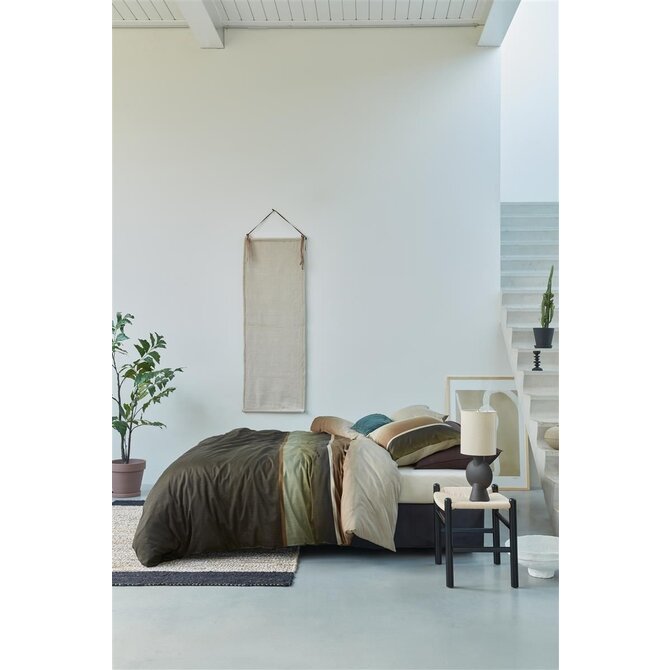 Beddinghouse Aiden dekbedovertrek Olive Green 200x200/220