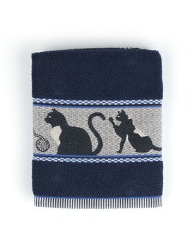 Bunzlau Castle keukendoek Cats dark blue