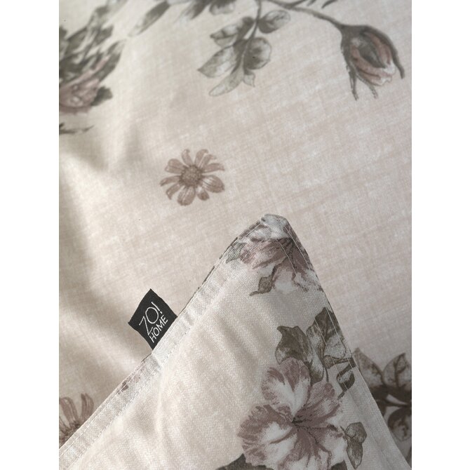 Zo! Home Ruffina Dekbedovertrek 240x200/220 Taupe Zo! Home Ruffina Dekbedovertrek 240x200/220 Taupe