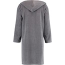 Cawö Cawö Heren Badjas Ritssluiting 6516 - Antrazit-schwarz  S