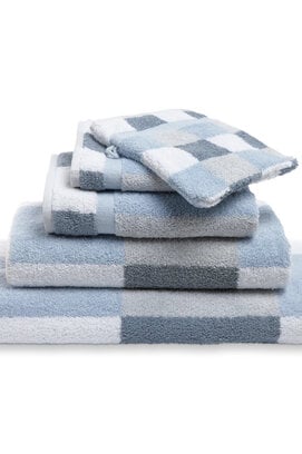 Vandyck Boston Misty Blue Gastendoekje 40x60