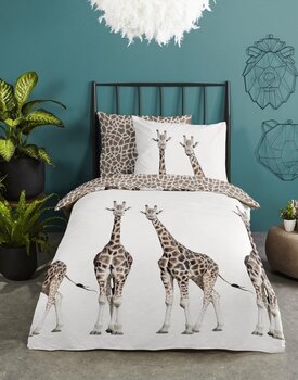 Good Morning nr.7090 Giraffe 140x220 off-white