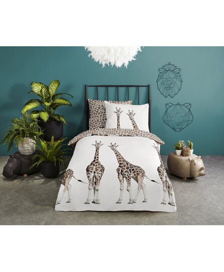 Good Morning nr.7090 Giraffe 140x220 off-white