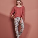 Essenza Essenza Donna Uni Top 3/4 sleeve M Marsala