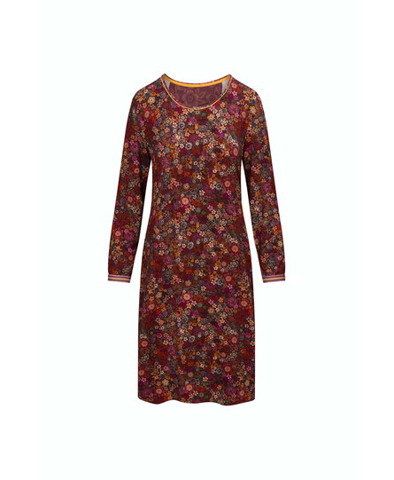 Destiny Long Sleeve Nightdress Tutti i Fiori Red L