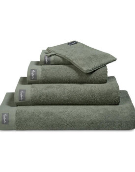 Vandyck Home Uni Olive Handdoek 60x110