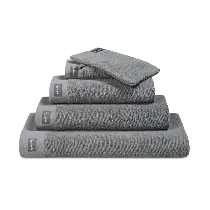 Vandyck Home Uni Mole Grey Washandje 16X22 Vandyck Home Uni Mole Grey Washandje 16X22