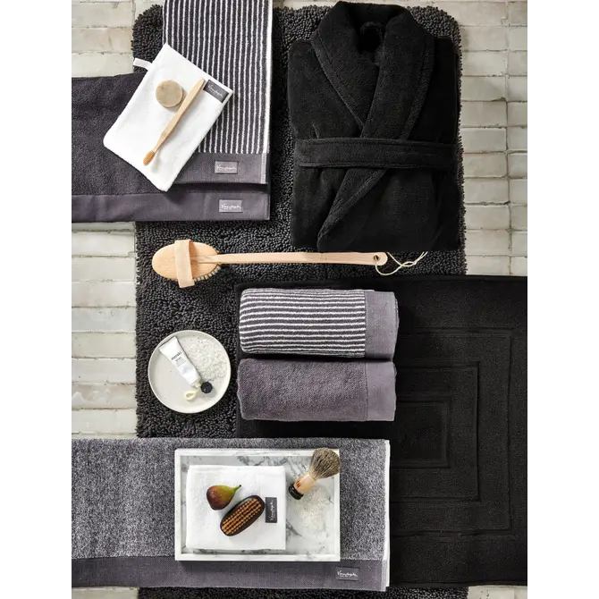 Vandyck Home Uni Off Black Douchelaken O70x140