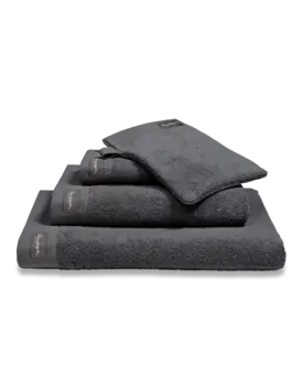 Vandyck Home Uni Off Black Handdoek 60x110