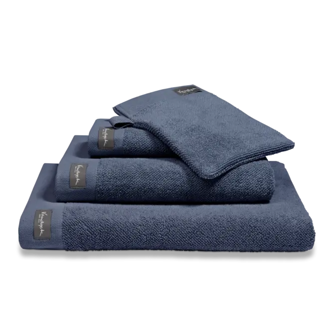Vandyck Home Uni Blue Ink Handdoek 60x110