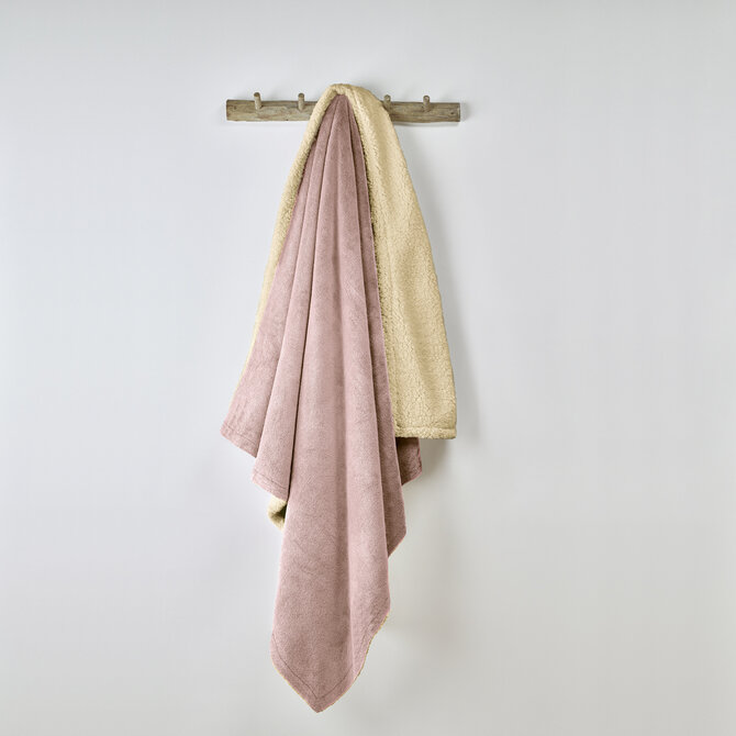 De Witte Lietaer Laya Plaid L vieux rose De Witte Lietaer Laya Plaid L vieux rose