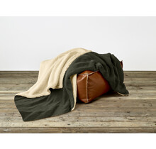 De Witte Lietaer Laya Plaid L khaki