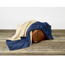 De Witte Lietaer Laya Plaid XL royal blue