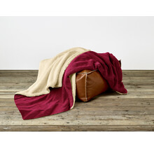 De Witte Lietaer Laya Plaid L wine red