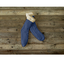 De Witte Lietaer Yamuna Home Socks 35-40 royal blue