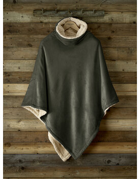 De Witte Lietaer Ganges Teddy Poncho khaki