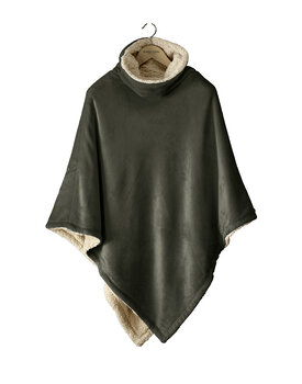 De Witte Lietaer Ganges Teddy Poncho khaki