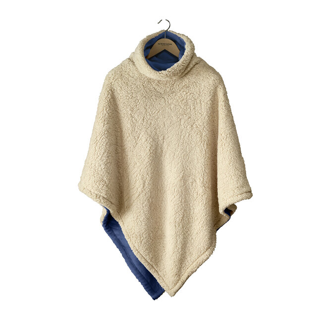 De Witte Lietaer Ganges Teddy Poncho royal blue De Witte Lietaer Ganges Teddy Poncho royal blue