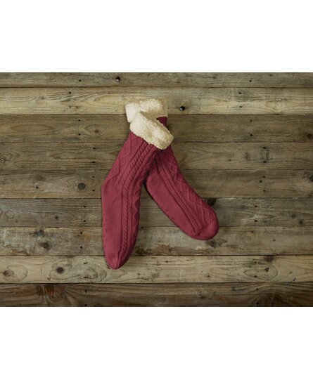 De Witte Lietaer Yamuna Home Socks 40-46 wine red