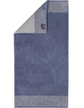 Cawo Two-Tone Badhanddoek Nachtblau 80x150