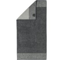 Cawo Two-Tone Handdoek Leisteen 50x100