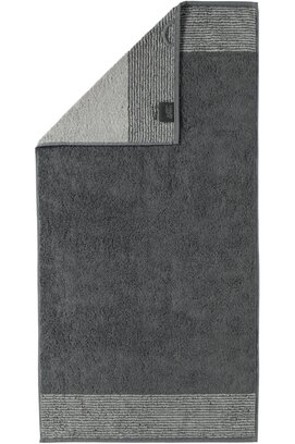 Cawo Two-Tone Handdoek Leisteen 50x100