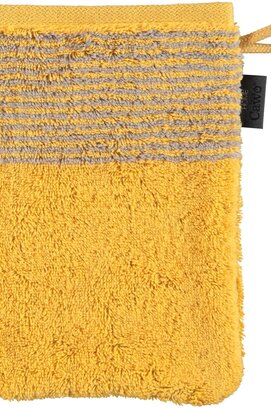 Cawo Two-Tone Washandje Curry 16x22