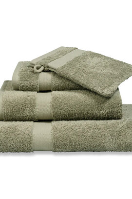 Vandyck Prestige Plain Smoke Green Washandje 16x22