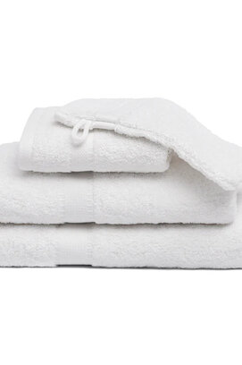Vandyck Prestige Plain white Washandje 16x22