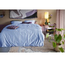 At home by Beddinghouse Dekbedovertrek Tender Mid Blue 240x200/220 cm