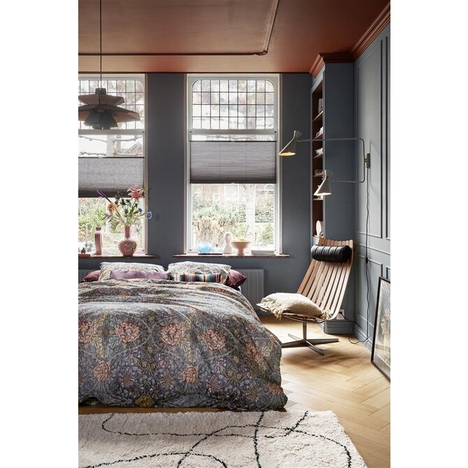 At home by Beddinghouse Dekbedovertrek Scene Blue 140x200/220 cm At home by Beddinghouse Dekbedovertrek Scene Blue 140x200/220 cm