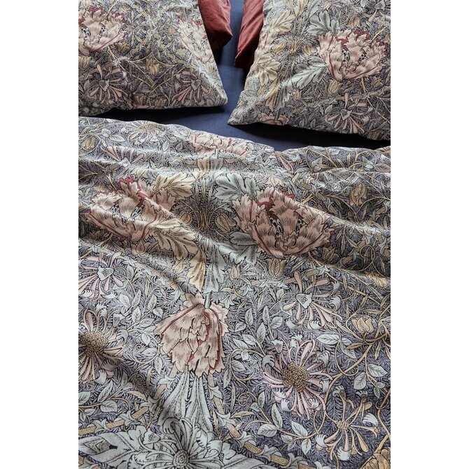 At home by Beddinghouse Dekbedovertrek Scene Blue 140x200/220 cm At home by Beddinghouse Dekbedovertrek Scene Blue 140x200/220 cm