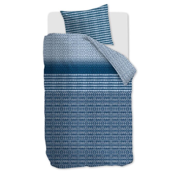 Beddinghouse Dekbedovertrek Yori Blue 200x200/220 cm