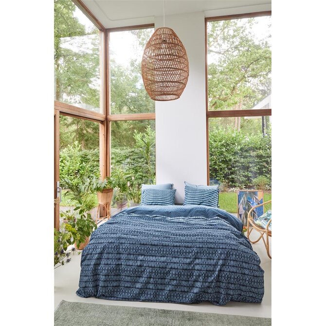 Beddinghouse Dekbedovertrek Yori Blue 260x200/220 cm