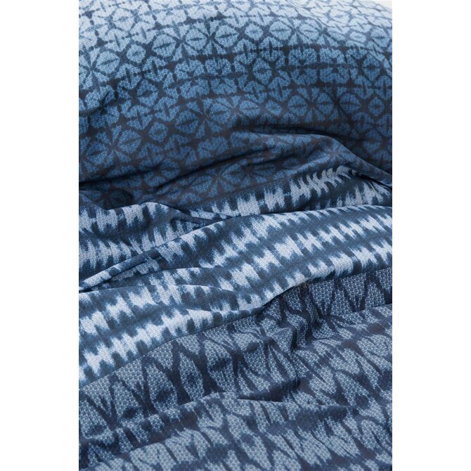 Beddinghouse Dekbedovertrek Yori Blue 260x200/220 cm