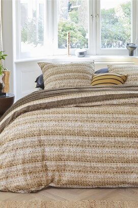 Beddinghouse Dekbedovertrek Lorena Dark Sand 60x70 cm