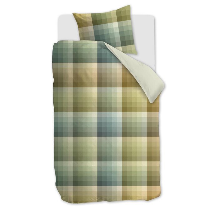 Beddinghouse Dekbedovertrek Dorian Grey Green 200x200/220 cm Beddinghouse Dekbedovertrek Dorian Grey Green 200x200/220 cm