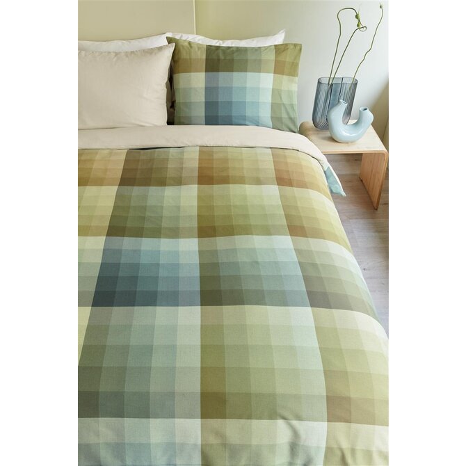 Beddinghouse Dekbedovertrek Dorian Grey Green 240x200/220 cm