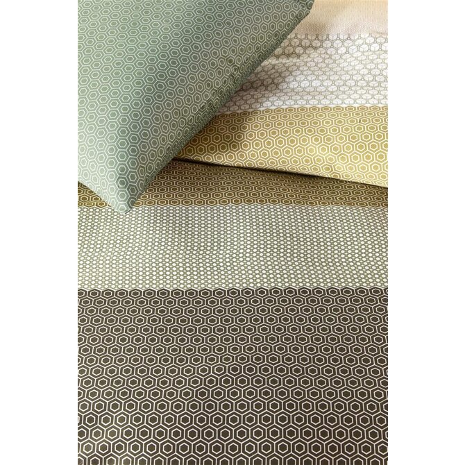 Beddinghouse Dekbedovertrek Theo Green 200x200/220 cm