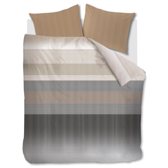 Beddinghouse Dekbedovertrek Theo Sand 200x200/220 cm Beddinghouse Dekbedovertrek Theo Sand 200x200/220 cm