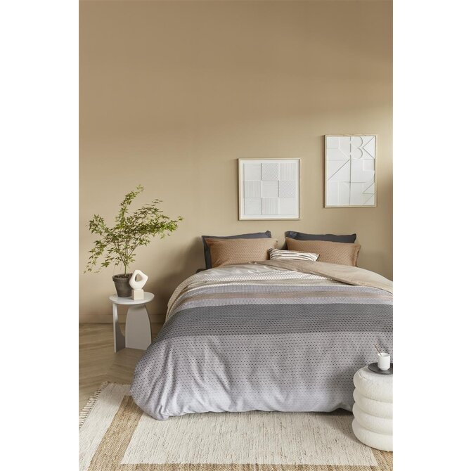 Beddinghouse Dekbedovertrek Theo Sand 140x200/220 cm Beddinghouse Dekbedovertrek Theo Sand 140x200/220 cm