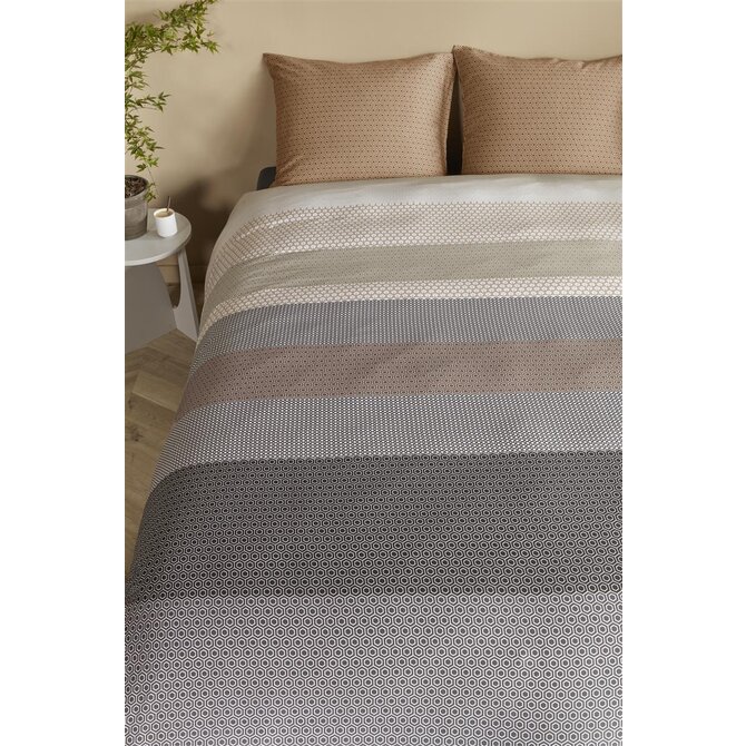 Beddinghouse Dekbedovertrek Theo Sand 140x200/220 cm Beddinghouse Dekbedovertrek Theo Sand 140x200/220 cm